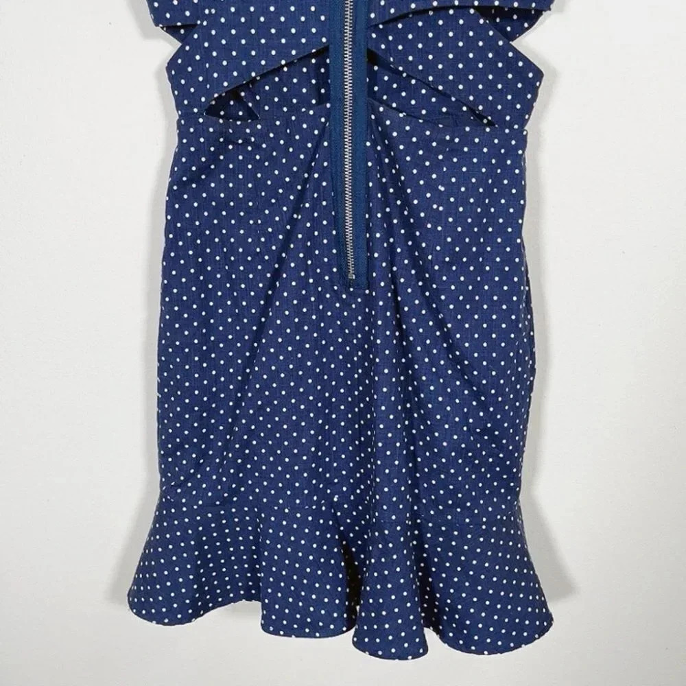 Anthropologie Greylin Cutoff Polka Dot Dress - Picture 11 of 12